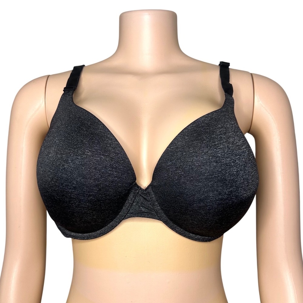 Victorias Secret T-Shirt Lightly Lined Full Coverage Bra Size 40C Gray
